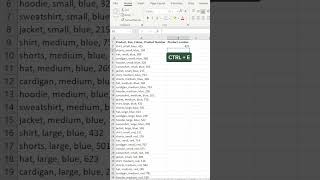 How to use Flash Fill in Excel with CTRL + E