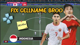 FIX CELLNAME & FULL FACE CHINA SPECIAL QUALIFIKASI WORLD CUP PES PPSSPP