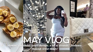 MAYS VLOG !  FREELANCE MUA THINGS + MOMMY MAKEOVER + HOME IMPROVEMENT & MORE | SHANNY STEPHENS