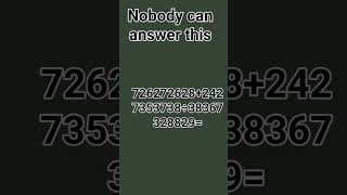 nobody can answer this