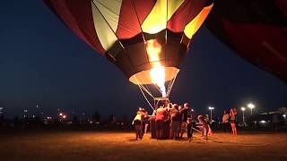 Hot Air Balloon Glow at John C. Fremont Days