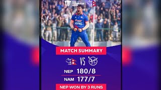 Nepal vs Namibia Highlights | Tri series T20I |