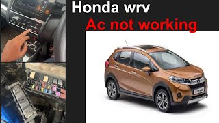 Honda wrv ac not working #acwork #electrician #shortvideo #tajcaracelectrician