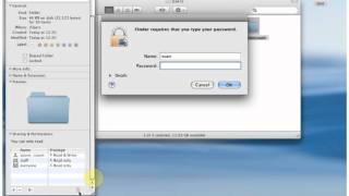 How to change / add file or folder permissions on mac osX