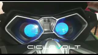 CICLOVOLT - Moto Elétrica S - painel