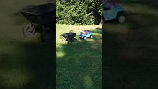 Power Wheels Gorilla Cart MASHUP