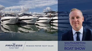 An invitation to visit Princess Motor Yacht Sales at the Southampton International Boat Show 2024