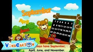 Những Bài Hát Tiếng Anh Bé Yêu Thích - Days of the month | Nhạc Thiếu Nhi Tiếng Anh Vui Nhộn