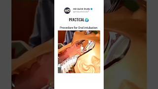 Procedure of Oral Intubation Practical | Science in Real 🌍 Life 3D Animation #intubation #practical