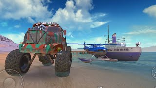 Playing Offroad car driving Game - OTR