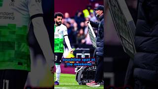 Salah vs Klopp Touchline fight |Premier League Highlights #shorts #liverpoolfc #premierleague