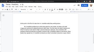 Theme Essay   Part 3