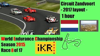 WEC 2015 Ep 8 | Zandvoort 1h [ENG]