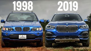 BMW X5 1998 VS BMW X5 2019 - Design