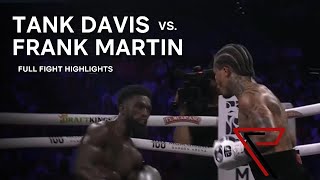 Gervonta Tank Davis vs Frank Martin |🥊Knockout | Full FIGHT HIGHLIGHTS | MAIN EVENT | #TankMartin