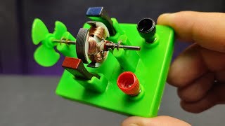 DIY OPEN DC MOTOR project with 3D printed parts