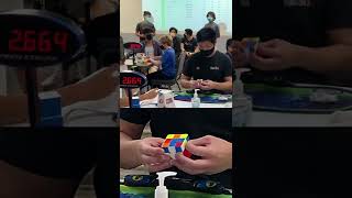 Rubik's solved (3.63) seconds World Record 2 #shorts