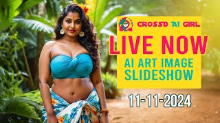 🔴 Live Now: Fashion Photography AI Art Image Slideshow | Model Look book #live #virtualinfluencer