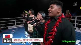 Joseph Parker vs Junior Fa National Anthems