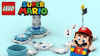 Lego Mario Snow Land Expansion Set! (Custom Lego Mario Set)