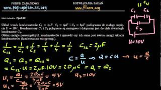 fpe142 - Energia kondensatora - Zadanie z fizyki - filoma.org