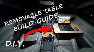 Toyota Sienna Campervan - Removable Table Build Guide