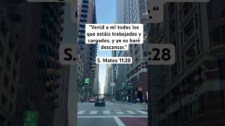 Jesús te dice hoy:Venid a mí todos los que estáis trabajados y cargados, y yo os haré descansar. #fe