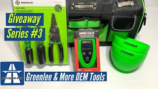 Greenlee OEM Tools Giveaway Series #3 Electricians Tools Battery Tester Magnetic Cups Tool Bag