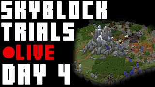 Hypixel Skyblock Trials - The HUB [Day 4] (LIVE)