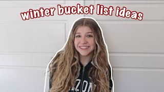 20 winter bucket list ideas | vlogmas day 10