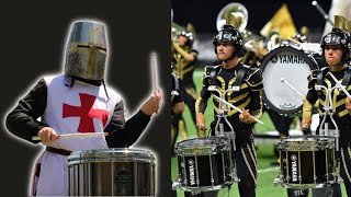 Crusader Plays Along To Boston Crusaders Drumline...