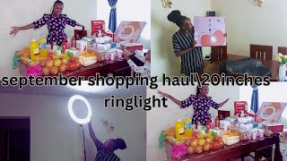 Huge Grocery shopping haul\20" Ring light\High cost of living in Kenya\shopping vlog\naivas super