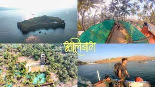 Alibaug beach and Murud janjira fort | unplanned vlog |आलिबाग समुद्र ,मुरुड जंजिरा किल्ला