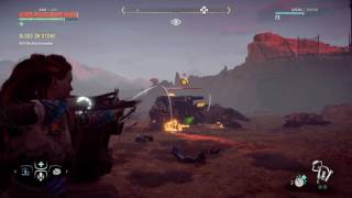 Horizon Zero Dawn - Fighting a Rockbreaker