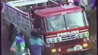 PERLINI 105 F "Red Tiger" on the special prologue of "Paris - Capetown" 1992