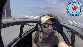 FLYING IN THE TAIL GUN OF A B-25 BOMBER! FLYFEST 2017! CANADIAN WARPLANE HERITAGE MUSEUM! NMV 121