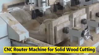 CNC Router Machine for Solid Wood Cutting