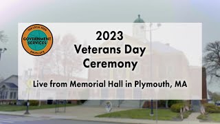 Plymouth Veterans Day Ceremony: November 11, 2023