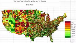 Labor Force Changes By County, October 2013