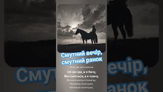 Смутний вечір, смутний ранок Українські хіти 2024 #українськіпісні #music #караоке #song  #party