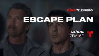 Escape Plan | Promo | Mañana Sábado 5 de Octubre 7PM/6C | En Cine Telemundo