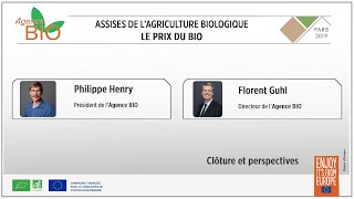 Clôture des Assises de l’Agriculture Biologique 2019