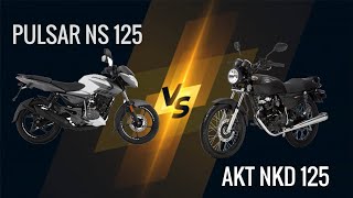 Comparando las motos|PULSAR NS 125 VS NKD 125 ¿CUAL ES MEJOR?