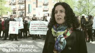 Mobilisation contre l'opacité des multinationales avec Manon Aubry, Oxfam France