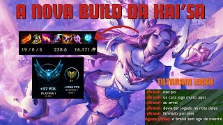 TESTEI A NOVA BUILD COREANA DA KAISA, É MUITO DANO!