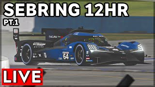 🔴LIVE | Sebring 12 Hour pt.1 🌧️ | !discord !socials !rig