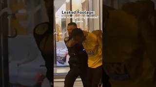 Footage of Travis Scott getting arrested in Paris 🤯 #rap #travisscott #shorts