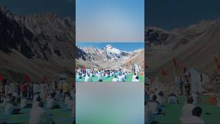 शिव धामAdi Kailash yog divas main yoga 🧘 #adikailash #yoga #yogamusic #positivevibes #uttarakhand