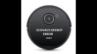 Ecovacs DEEBOT error manual only