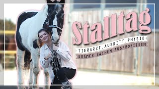 STALLTAG ✨ | Krämer Sachen ausprobieren 😻 | Ausritt, Tierarzt, Physio // A&G HorseDiary